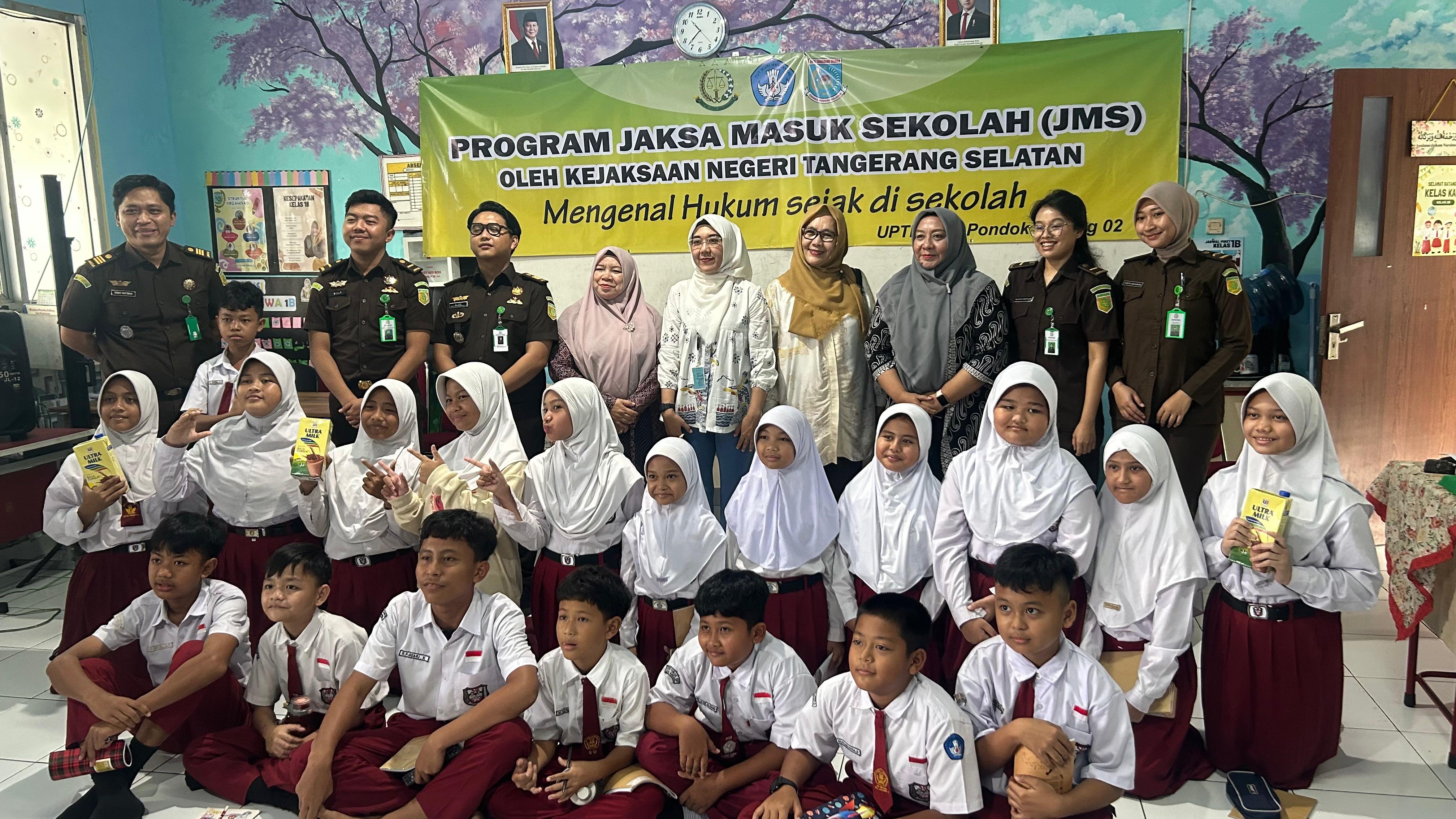 Jaksa Masuk Sekolah SD Negeri Pondok Jagung 02