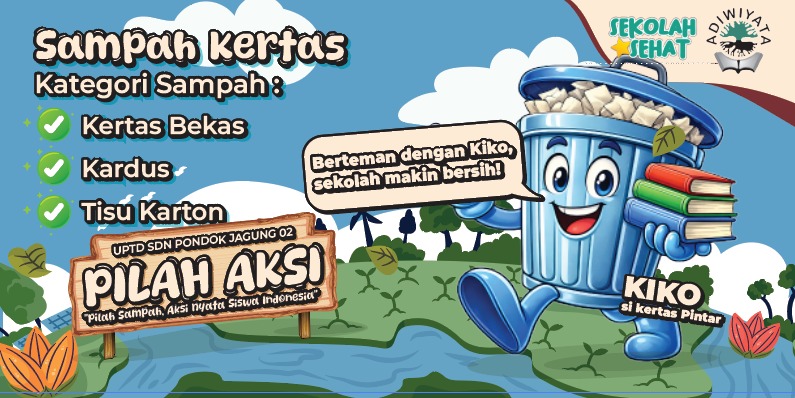 Maskot Memilah Sampah UPTD SDN Pondok Jagung 02 - Galeri 1