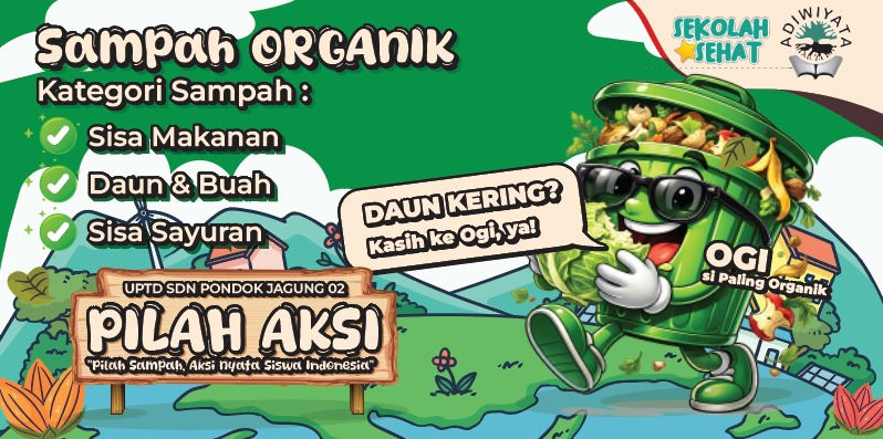 Maskot Memilah Sampah UPTD SDN Pondok Jagung 02 - Galeri 2